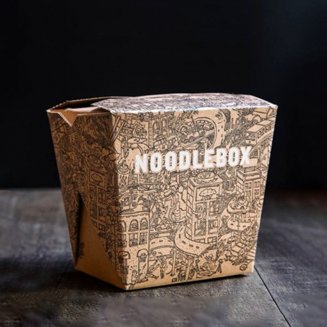 Kraft Paper Noodle Boxes