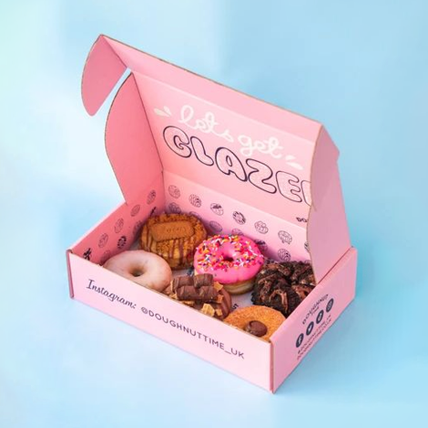 Pink Donut Boxes