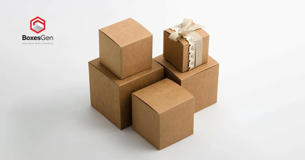 Kraft Candle Packaging Boxes