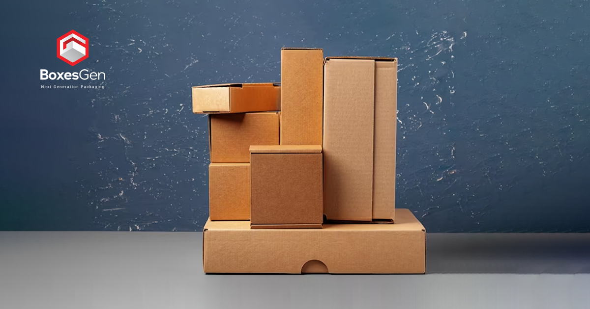Packaging of Cardboard Boxes
