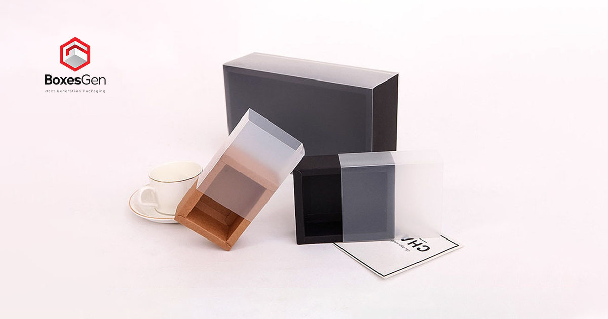 Printed Kraft Boxes With Clear Lids