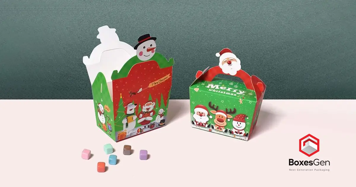 Christmas Candy Boxes with Logo