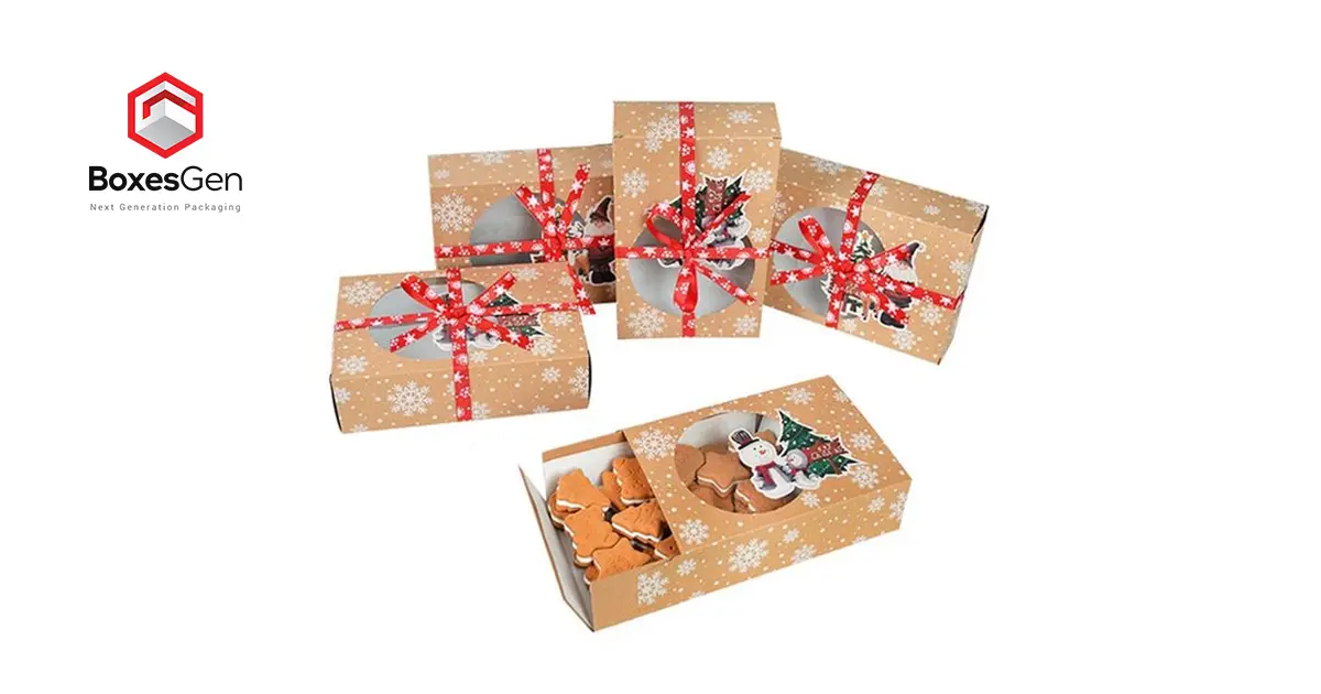 Christmas Cookie Boxes with Window Business