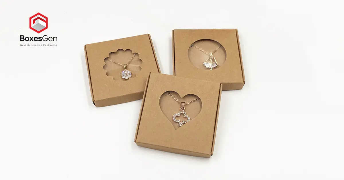 Custom Designed Cardboard Jewelry Boxes