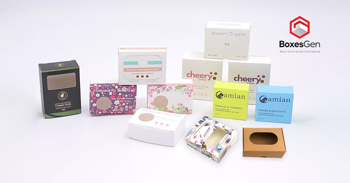 Soap Boxes with Window Packaging Boxes