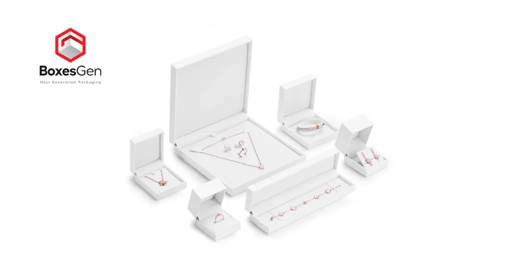 White Jewelry Packaging Boxes