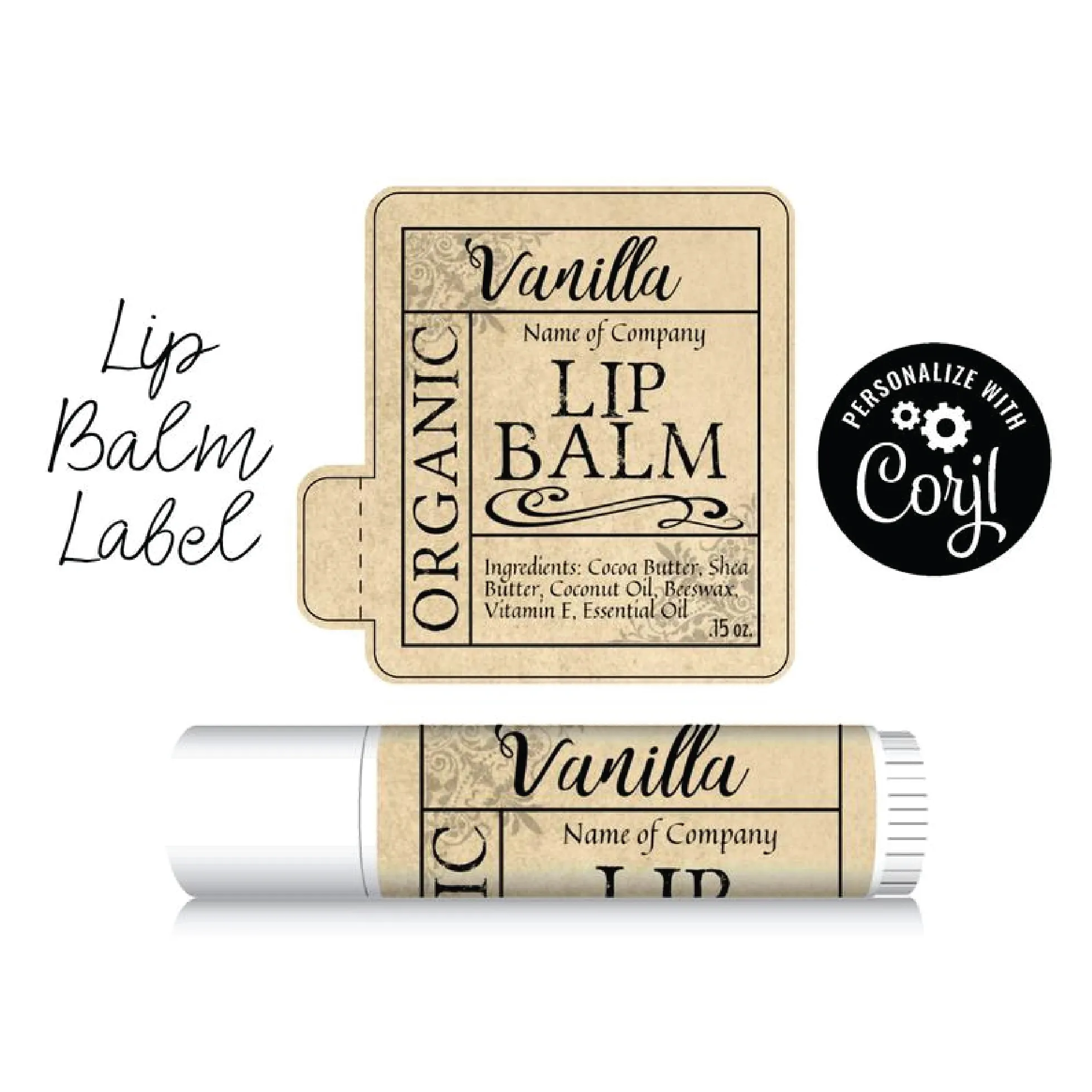 personalized lip balm labels