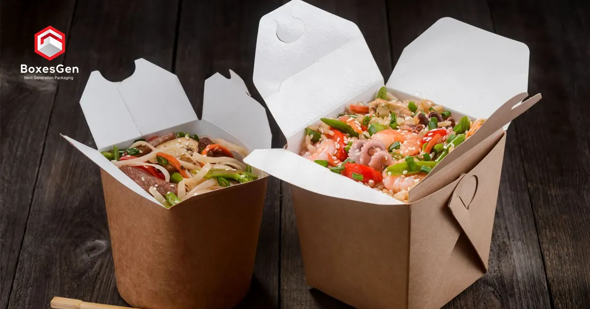 Chinese Takeout Food packaging Boxes