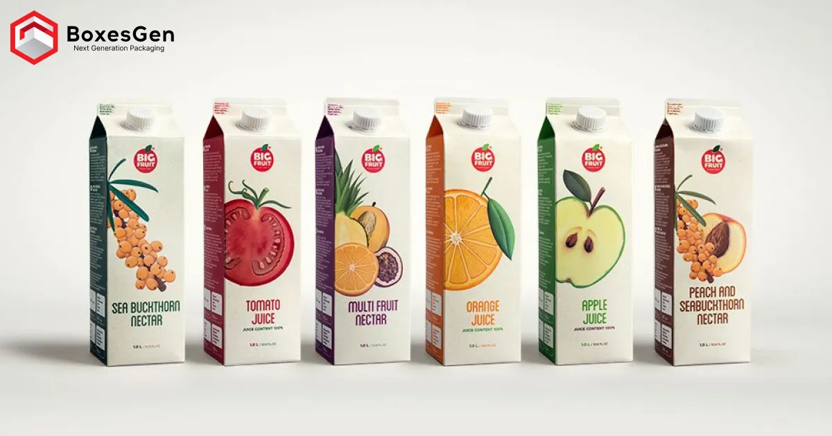 Custom Fruit Juice Packaging