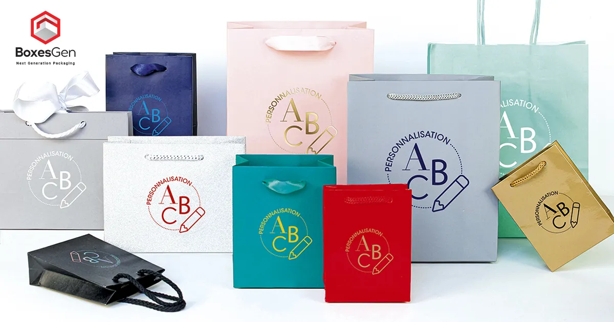 Gift Bags and Boxes with Logo