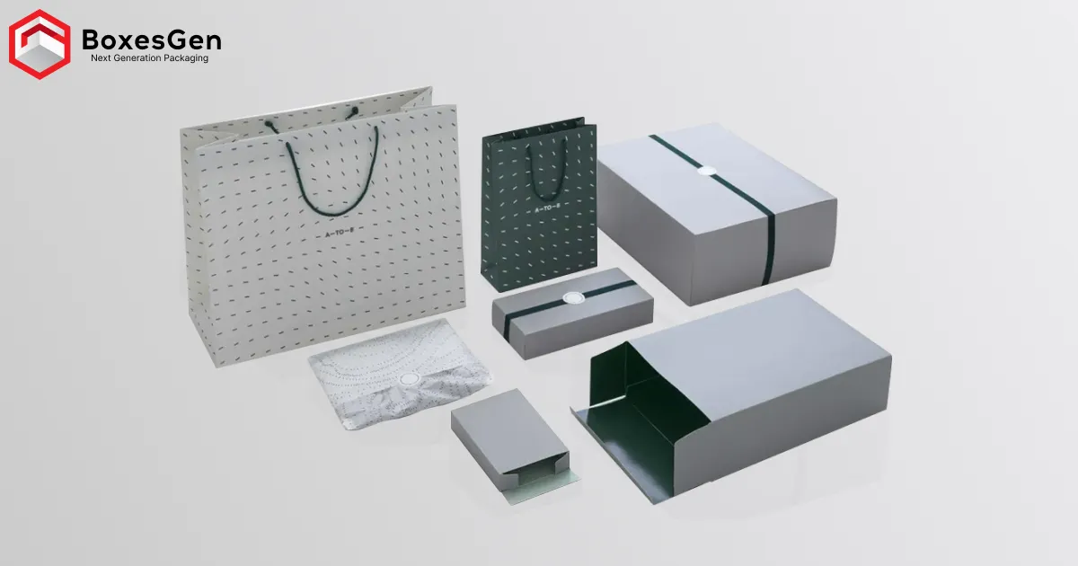 clothes boxes with logo