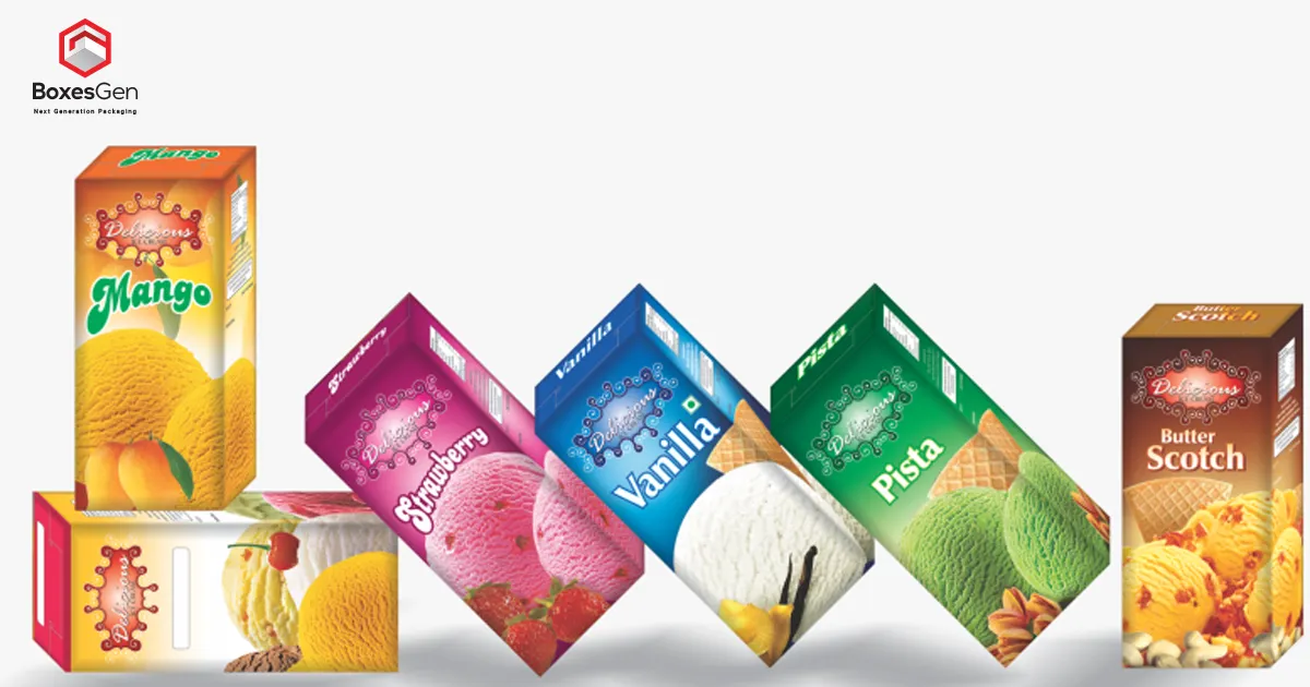 ice cream packaging design