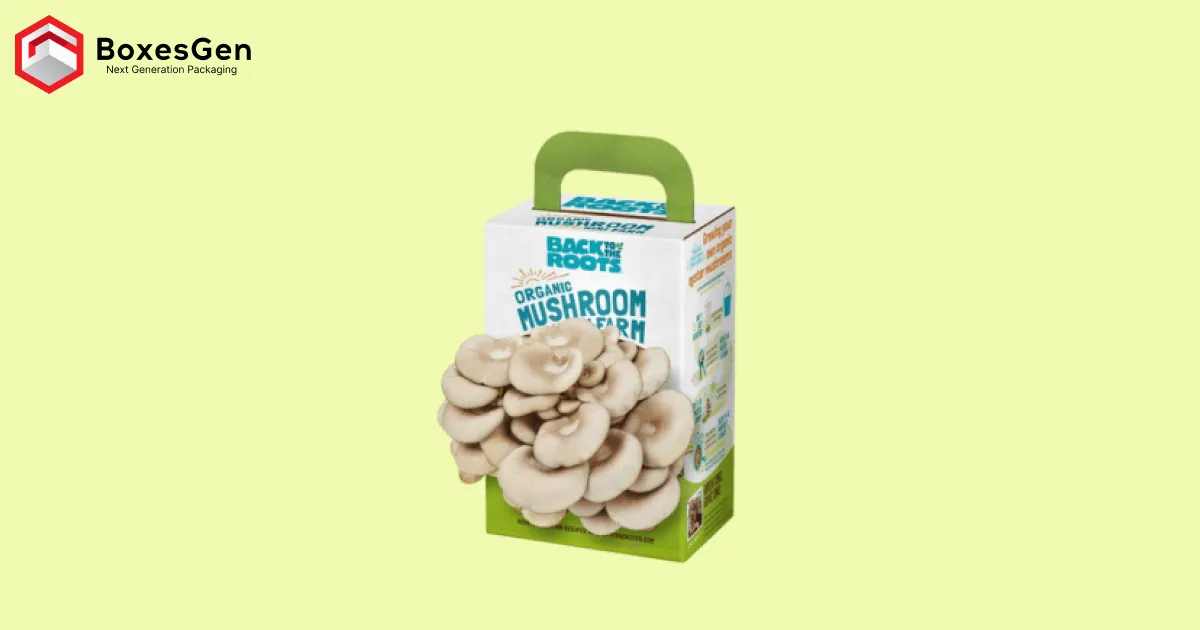 Custom Mushroom Packaging Boxes with logo