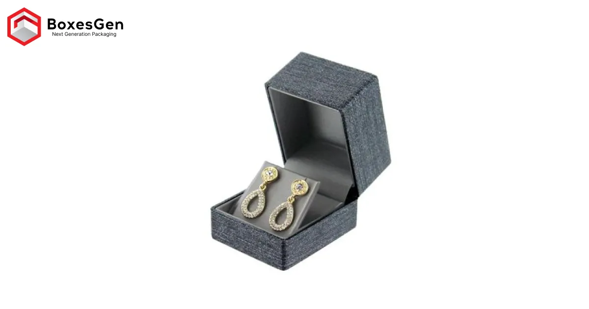 Box Displays 100 Pack Cotton Filled Charm/Earring Boxes - 67x40mm - Gift/Storage