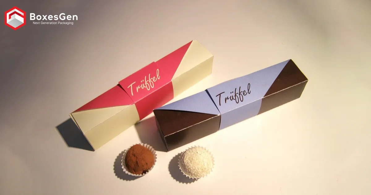 Truffle custom bio pack food packaging boxes