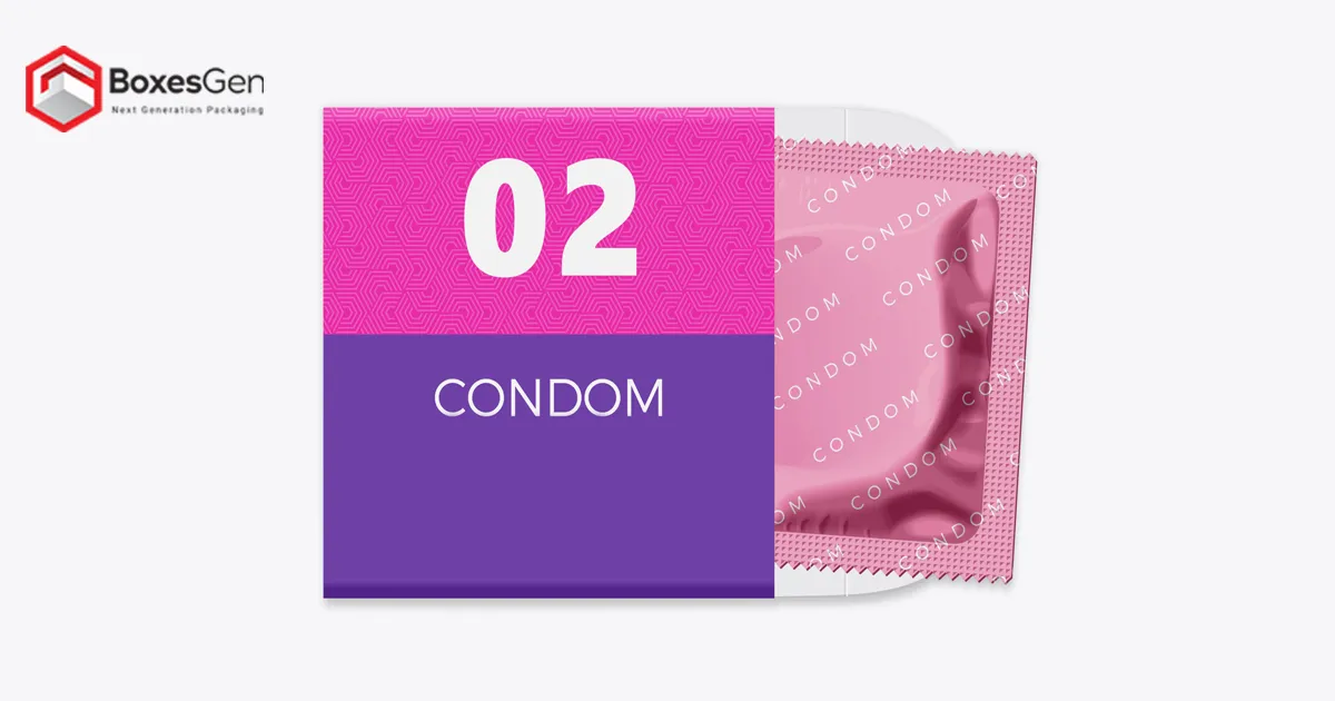 condom packs collage