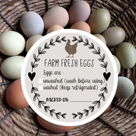 vintage egg carton labels,