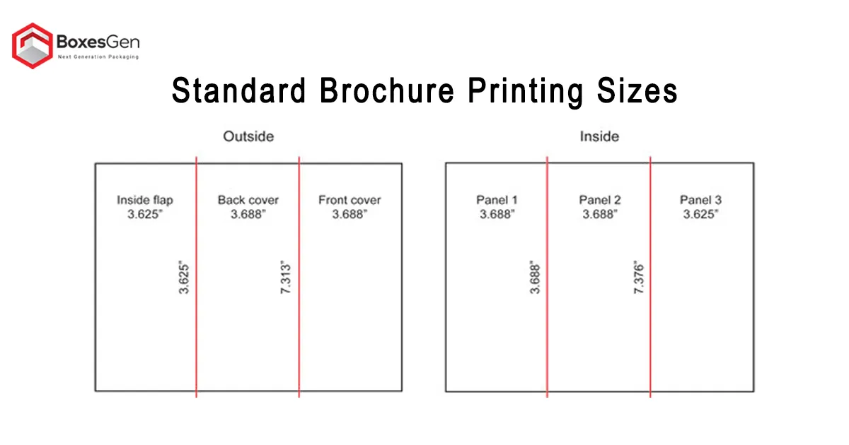 Custom Standard Brochure Printing Sizes
