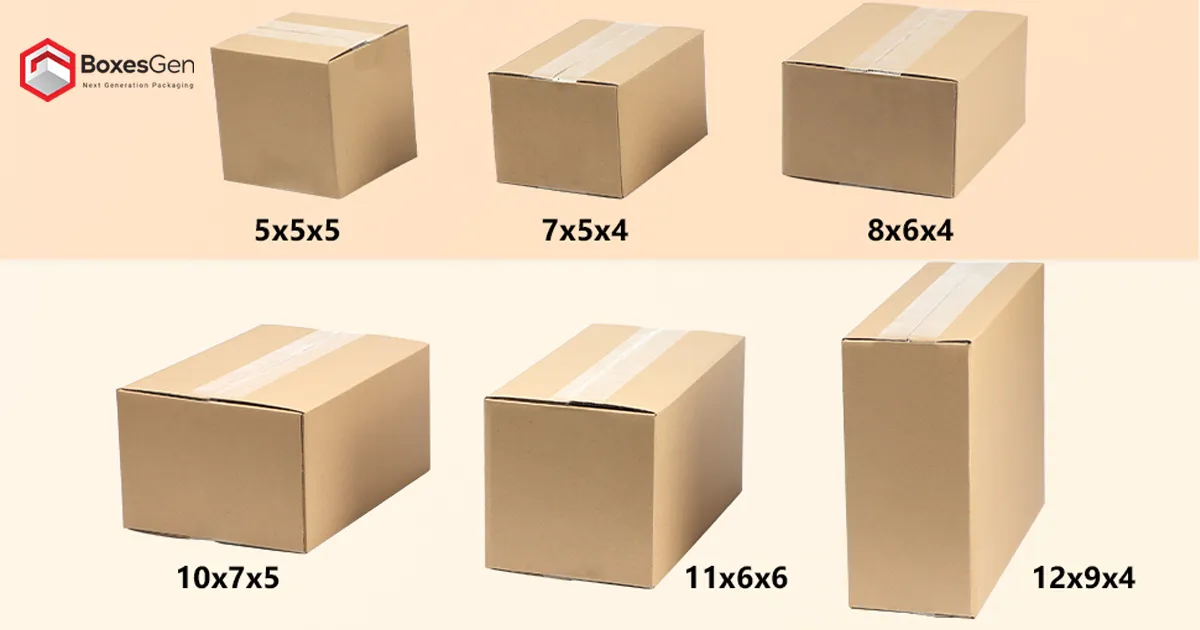 Dimensions of Small Boxes