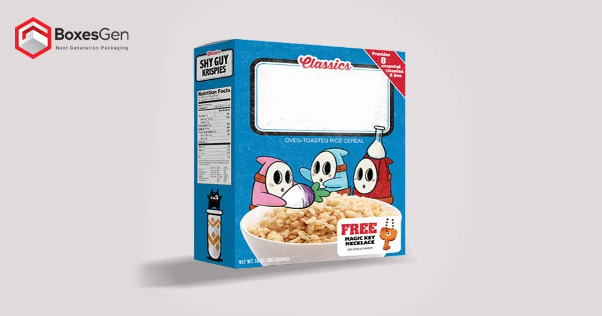 Rectangular Cereal Boxes