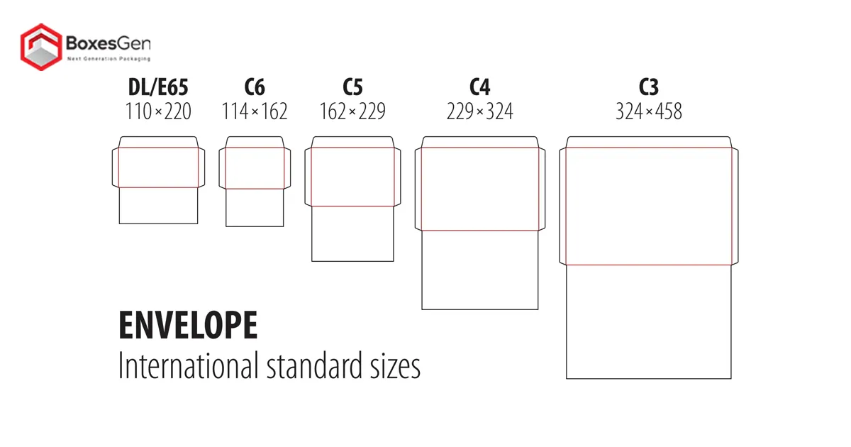 Envelope Dimensions Envelope Dimensions