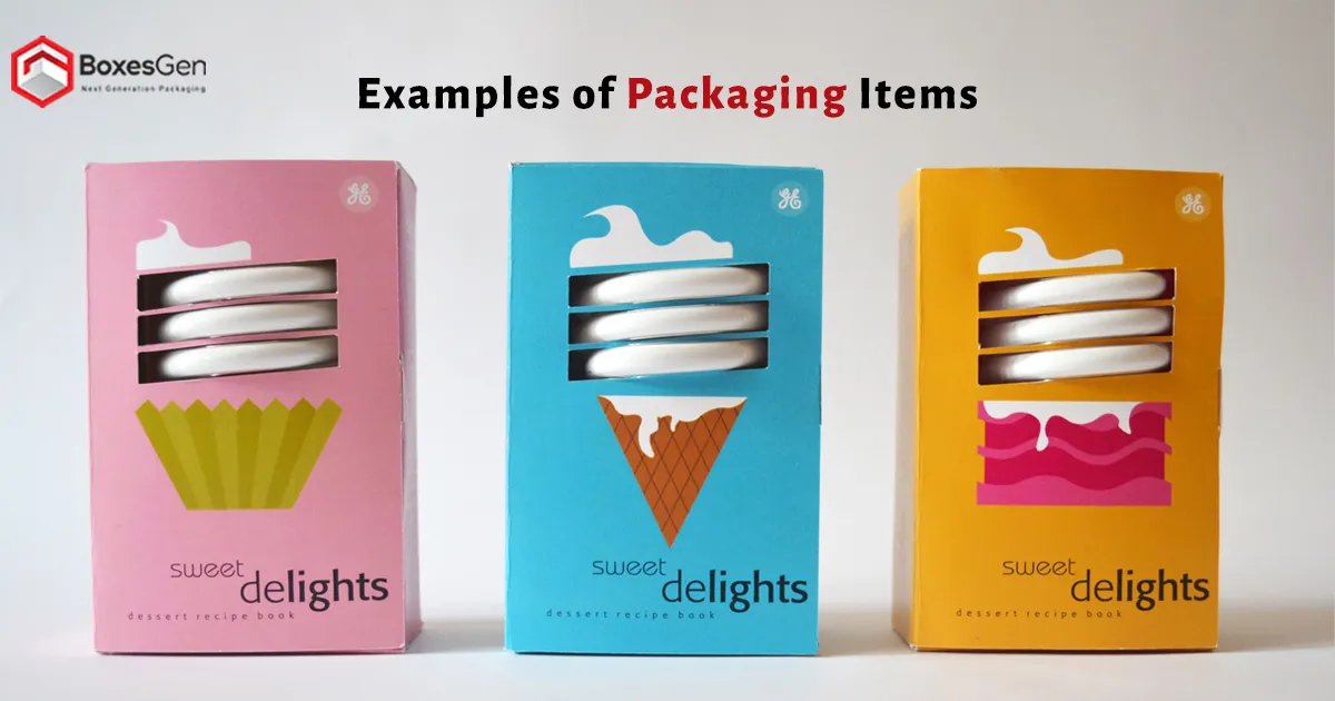 Examples of Packaging Items