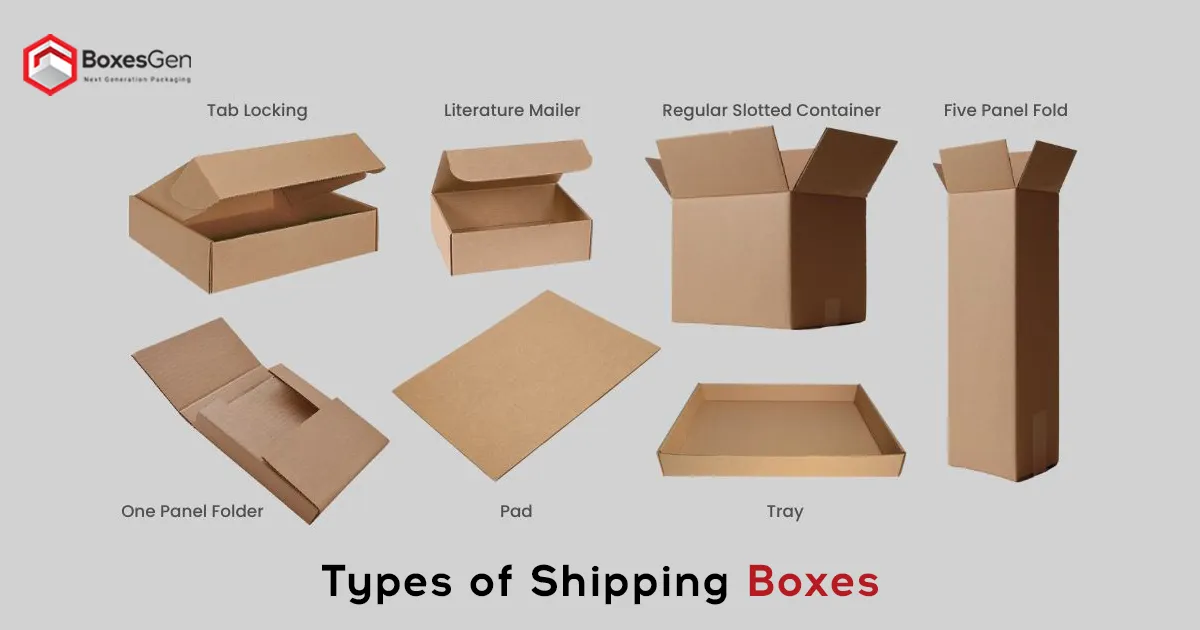 Types of Shipping Packaging Boxes