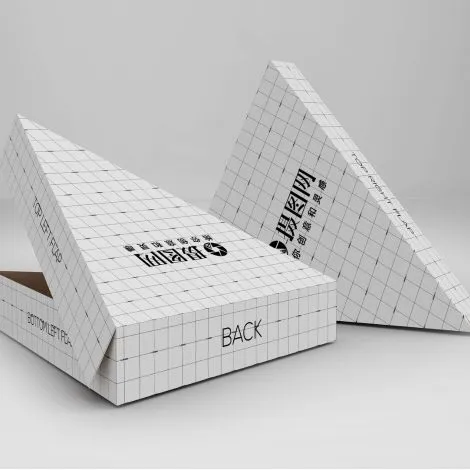 Custom Printed Triangular Packaging Boxes
