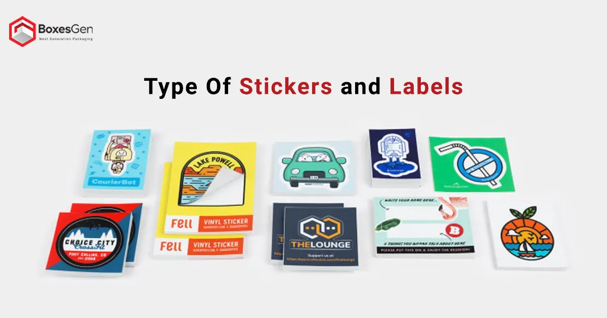 Type Of Stickers and Labels