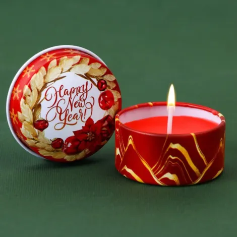 small tin candles