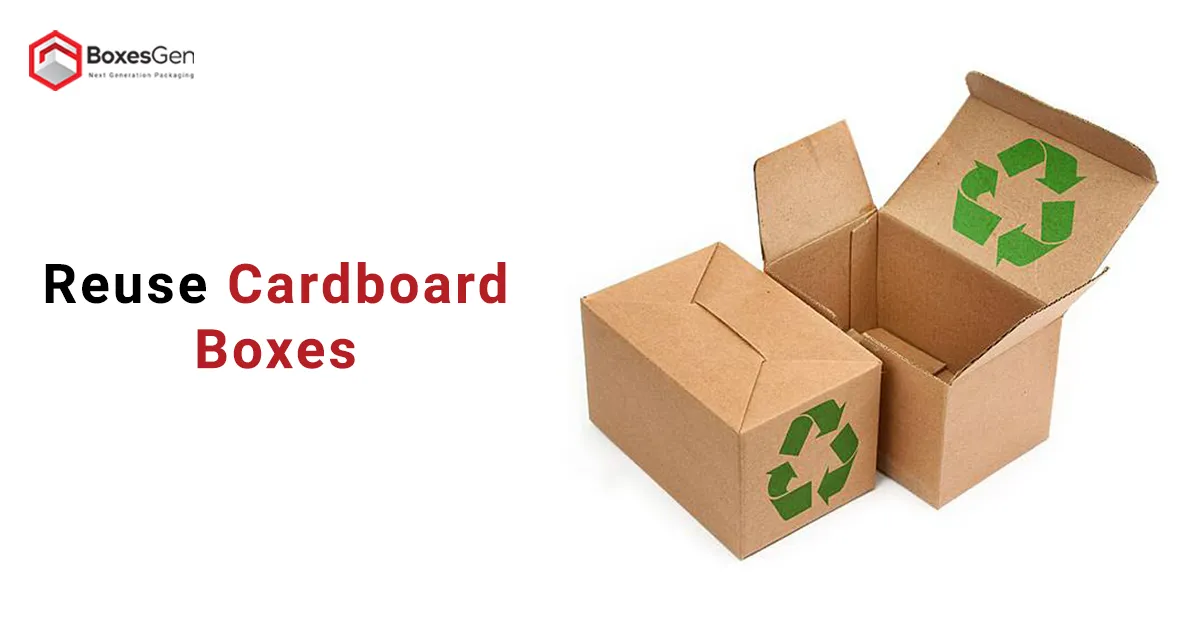 Reuse cardboard boxes