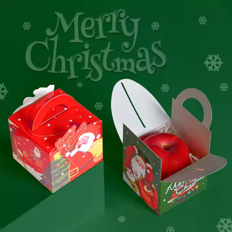 apple packaging boxes gift christmas gable favour