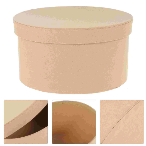 kraft round box packaging bulk wholesale