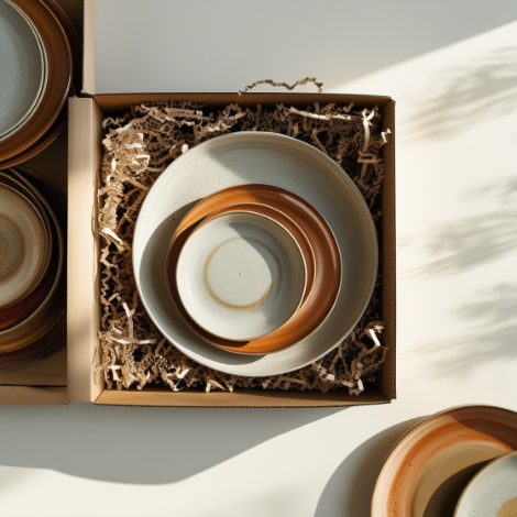 Ceramic Plates Packaging bulk