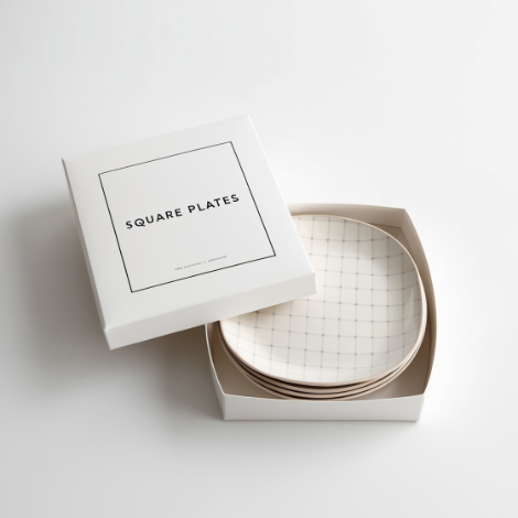 Square Plates Packaging wholesale
