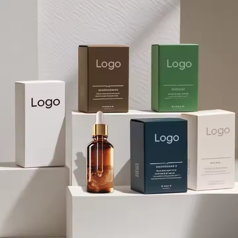 custom white cosmetic packaging