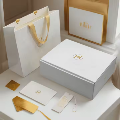 white cosmetic boxes packaging