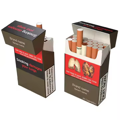 europe cigarette boxes Disposable Cigarette Boxes