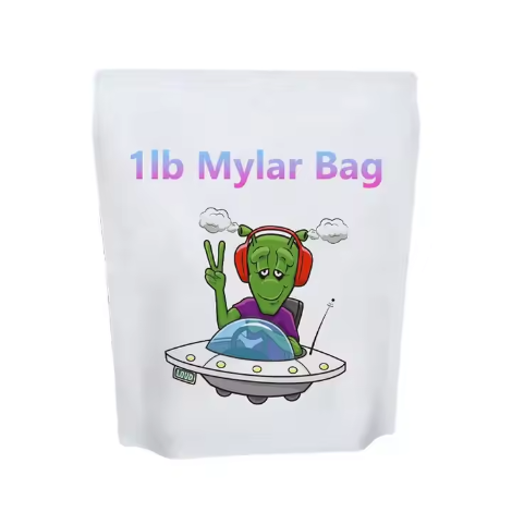 custom black mylar bag wholesale