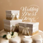 white christmas dresses Luxury Wedding Storage Box | Gift Box main image 1