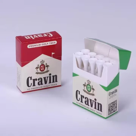 cigarette pack golf tees Golf Tees Cigarette Boxes