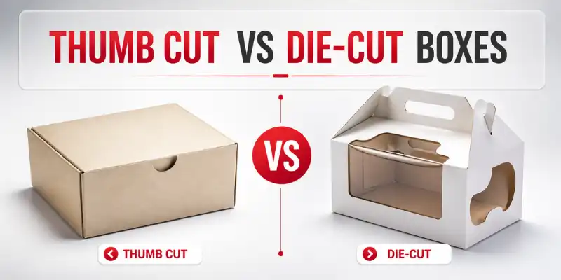Thumb Cut vs Die-Cut Boxes