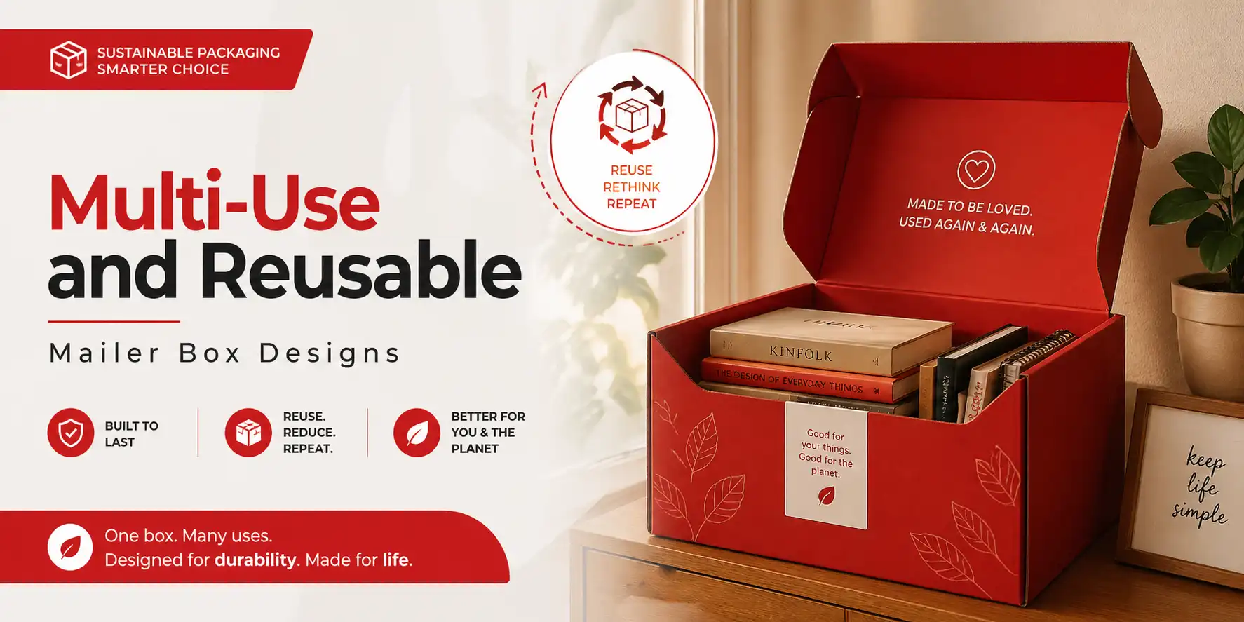 Multi-Use and Reusable Mailer Box Designs