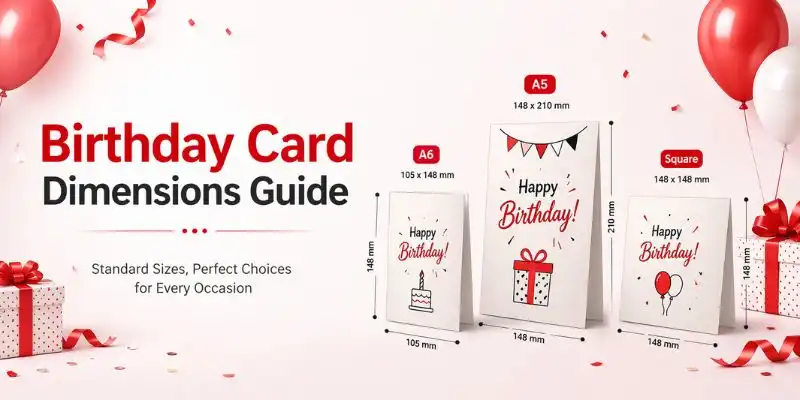 The Complete Birthday Card Dimensions Guide
