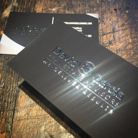 Custom Raised Ink Business Cards