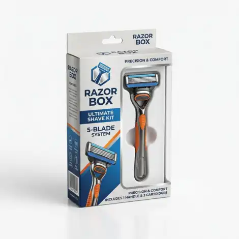 Box Razor Brown Custom Razor Boxes With 100% Free Shipping