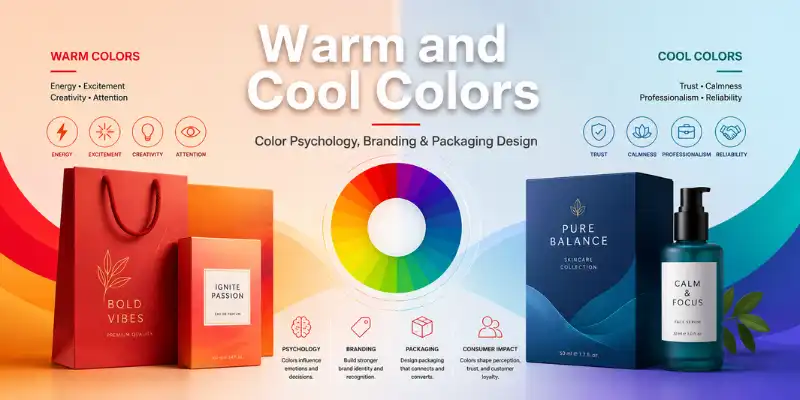Warm and Cool Colors Packaging