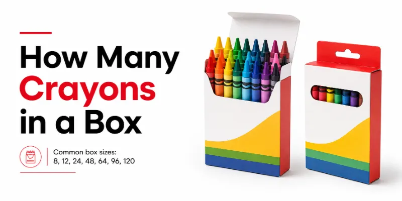 How Many Crayons Are in a Box Complete Size Guide